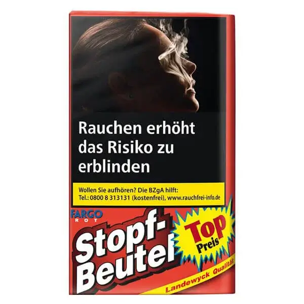 Fargo Feinschnitt-Tabak Rot Stopf-Beutel