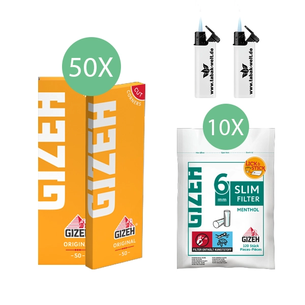 50x-gizeh-blaettchen-original-50-blatt-+-10x-gizeh-slim-filter-menthol-+-2x-sturmfeuerzeuge