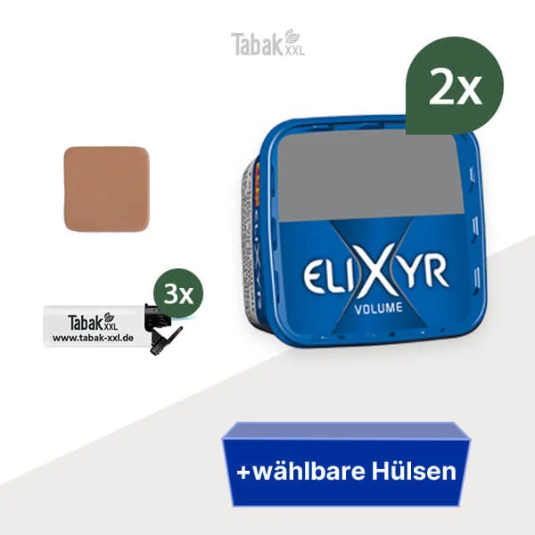 2x-elixyr-volumentabak-blue-mit-wahlbaren-huelsen-und-sturmfeuerzeuge 2x-elixyr-volumentabak-blue-mit-wahlbaren-huelsen-und-sturmfeuerzeuge