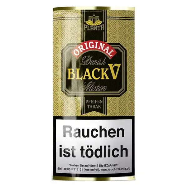 Danish Pfeifentabak Black V Pouch Danish Pfeifentabak Black V Pouch
