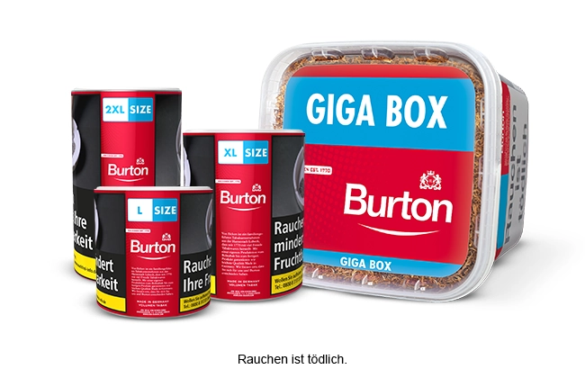 Burton Tabak Rot kaufen - Full Flavour American Blend