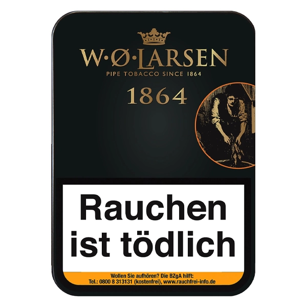 W. O. Larsen Pfeifentabak 1864 Dose W. O. Larsen Pfeifentabak 1864 Dose