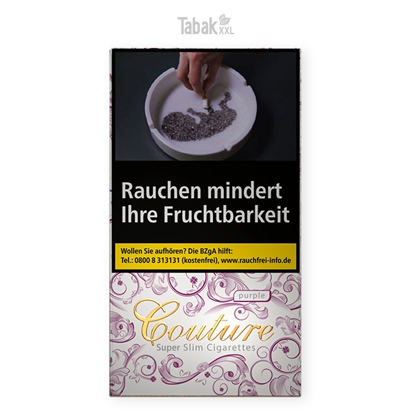 couture zigaretten purple slim