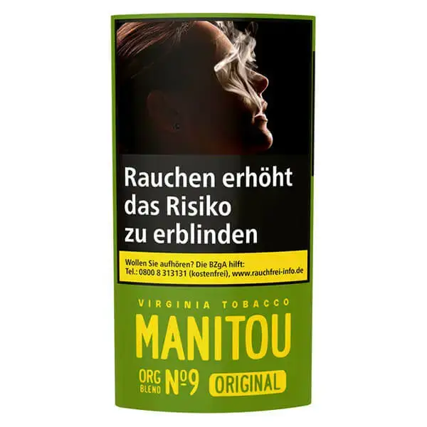 Manitou Drehtabak Organic Blend No. 9 Green Pouch Manitou Drehtabak Organic Blend No. 9 Green Pouch