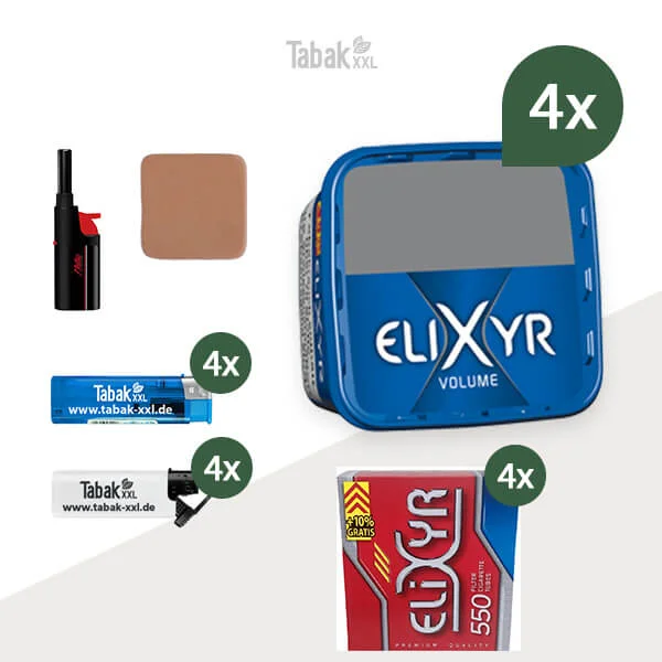 4x-elixyr-volumentabak-blue-mit-elixyr-huelsen 4x-elixyr-volumentabak-blue-mit-elixyr-huelsen