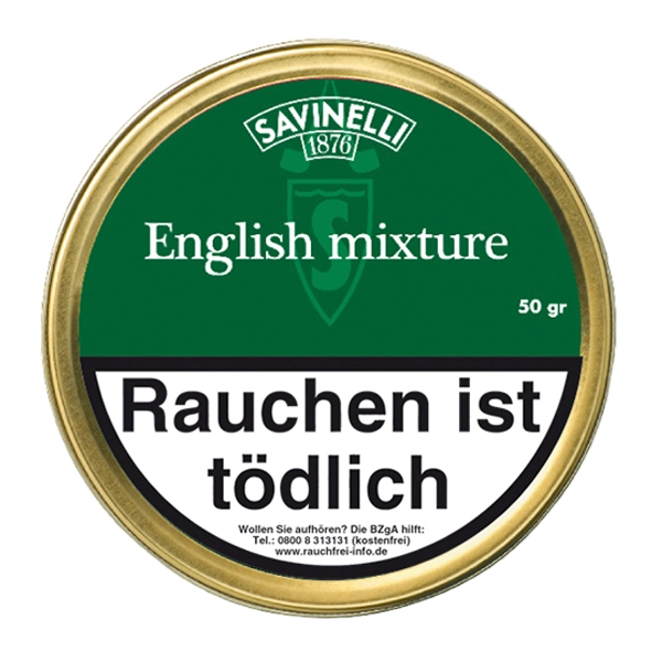 Savinelli Pfeifentabak English Mixture Dose Savinelli Pfeifentabak English Mixture Dose