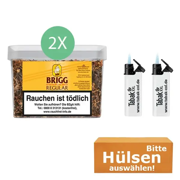 Brigg Tabak Regular 2 x Eimer mit wählbaren Hülsen Brigg Tabak Regular 2 x Eimer mit wählbaren Hülsen