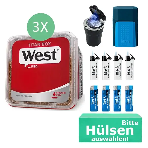 west-tabak-red-3-x-titan-box-mit-waehlbaren-filterhuelsen west-tabak-red-3-x-titan-box-mit-waehlbaren-filterhuelsen