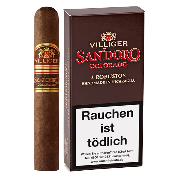 villiger san doro colorado zigarren robusto villiger san doro colorado zigarren robusto