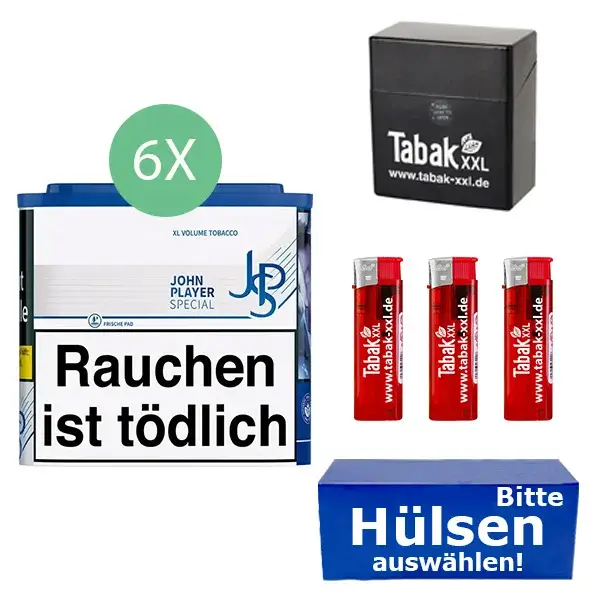 john-player-special-blue-tabak-6-x-dose-mit-waehlbarem-huelsen-und-etui