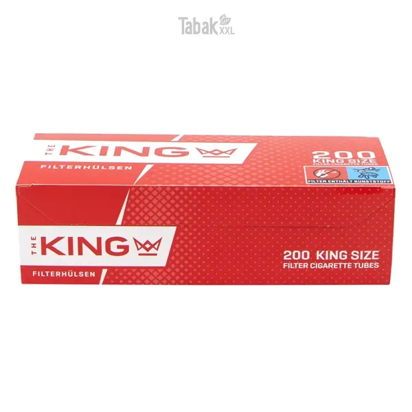 King Red King Size Filterhülsen 200er Packung King Red King Size Filterhülsen 200er Packung