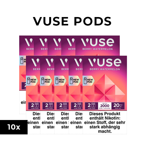 10x VUSE Pods Berry Watermelon