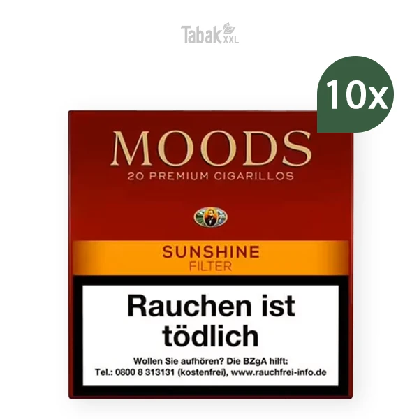 moods zigarillos sunshine m mit filter stange moods zigarillos sunshine m mit filter stange