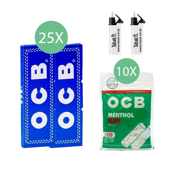 25x-ocb-blaettchen-blau-50-blatt-+-10x-ocb-menthol-slim-filter-+-2x-sturmfeuerzeuge 25x-ocb-blaettchen-blau-50-blatt-+-10x-ocb-menthol-slim-filter-+-2x-sturmfeuerzeuge