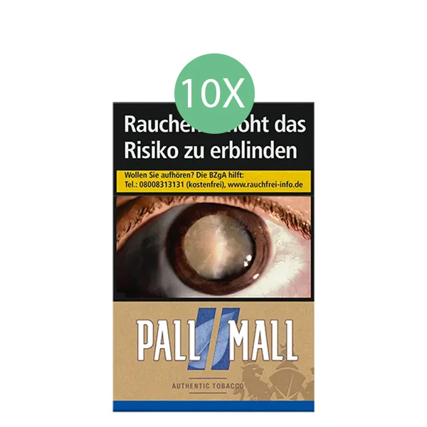 Pall Mall Zigaretten Authentic Blue Original Pack Stange