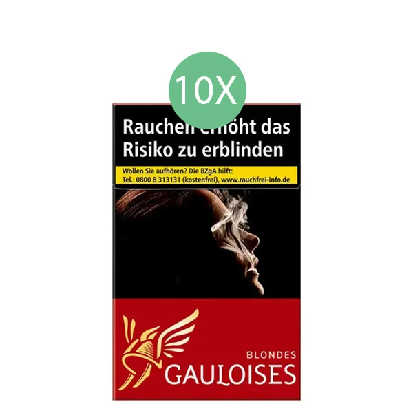 Gauloises Zigaretten Blondes Rot Original Pack Stange