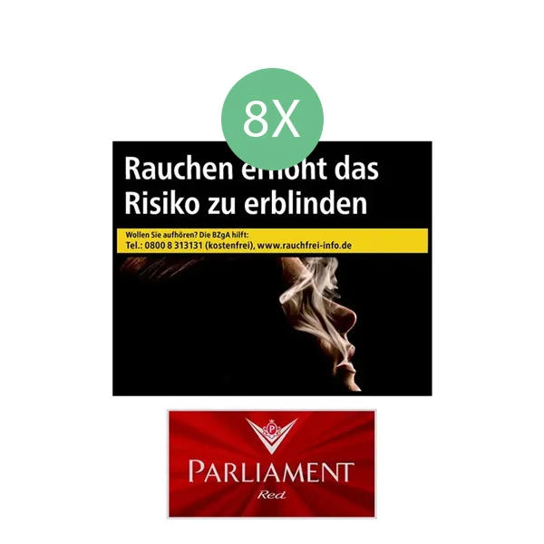 Parliament Zigaretten Red Original Pack 3XL-Box Stange