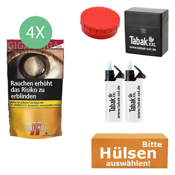 pall-mall-tabak-4-x-beutel-mit-waehlbaren-huelsen-und-etui