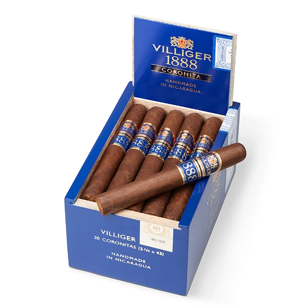 villiger 1888 zigarren nicaragua coronita kiste detail villiger 1888 zigarren nicaragua coronita kiste detail