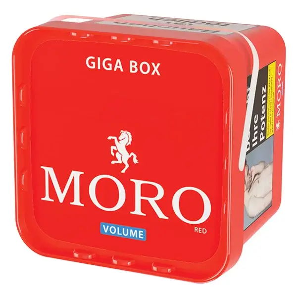 Moro Volumentabak Rot Giga Box liegend Moro Volumentabak Rot Giga Box liegend