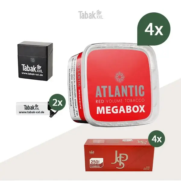atlantic-volumentabak-4x-eimer-mit-jps-extra-hulsen-xxl
