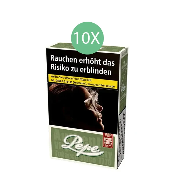 Pepe Zigaretten Rich Green Original Pack Pepe Zigaretten Rich Green Original Pack