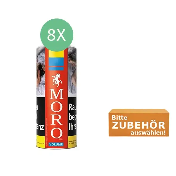 Moro Tabak XL 8x Dose mit wählbarem Zubehör