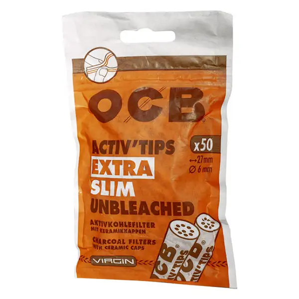 ocb-activ-tips-extra-slim-unbleached-27-mm-x-6-mm-50er-papierbeutel-links ocb-activ-tips-extra-slim-unbleached-27-mm-x-6-mm-50er-papierbeutel-links