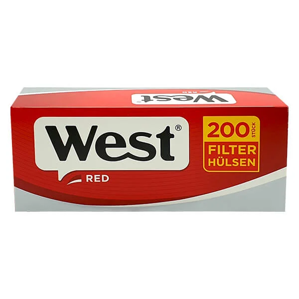 West Red Filterhülsen 200er Packung West Red Filterhülsen 200er Packung