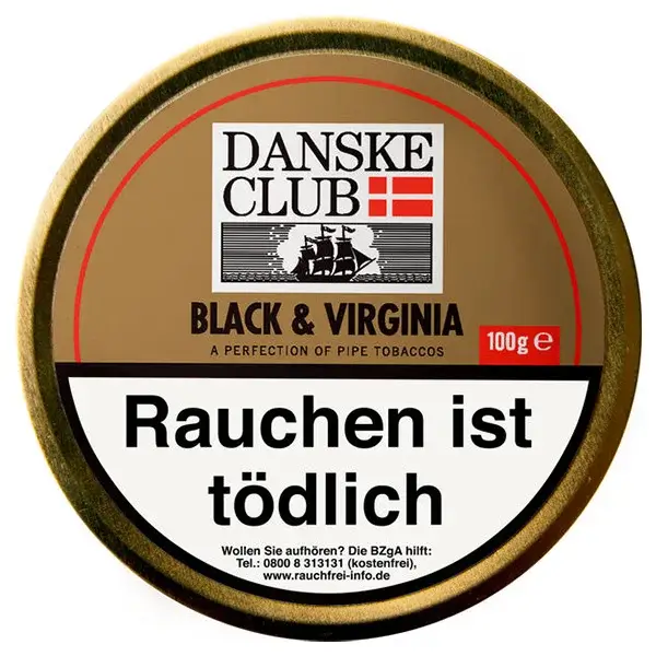 Danske Club Pfeifentabak Black & Virginia Dose Danske Club Pfeifentabak Black & Virginia Dose