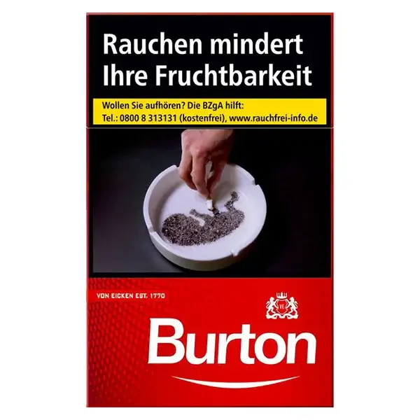 Burton Zigaretten Original Rot L Burton Zigaretten Original Rot L