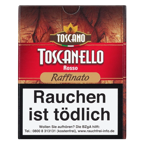 Toscanello Zigarillos Rosso Raffinato Rot S