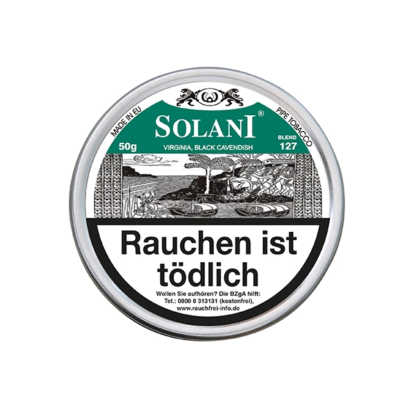 Solani Pfeifentabak Grün Blend 127 Dose Solani Pfeifentabak Grün Blend 127 Dose