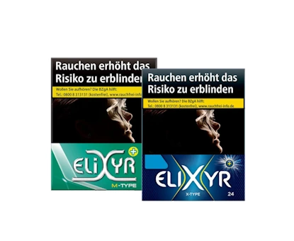 Elixyr Zigaretten mit Menthol