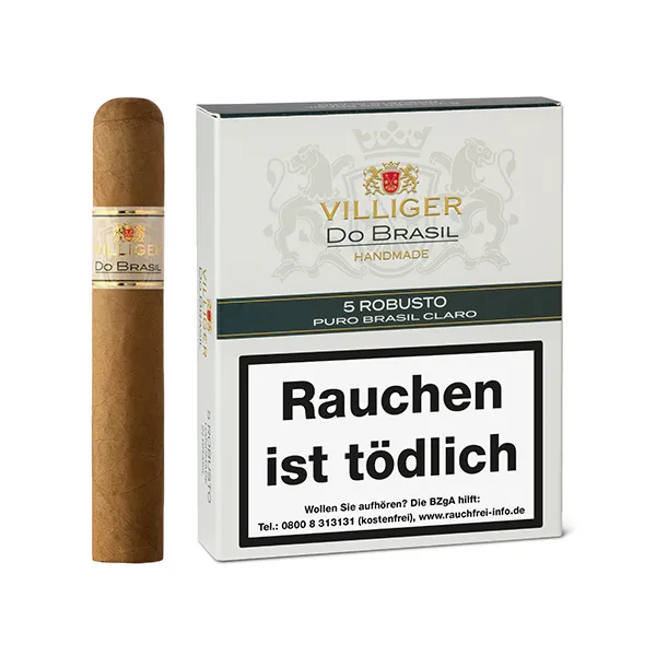 villiger do brasil claro zigarren robusto