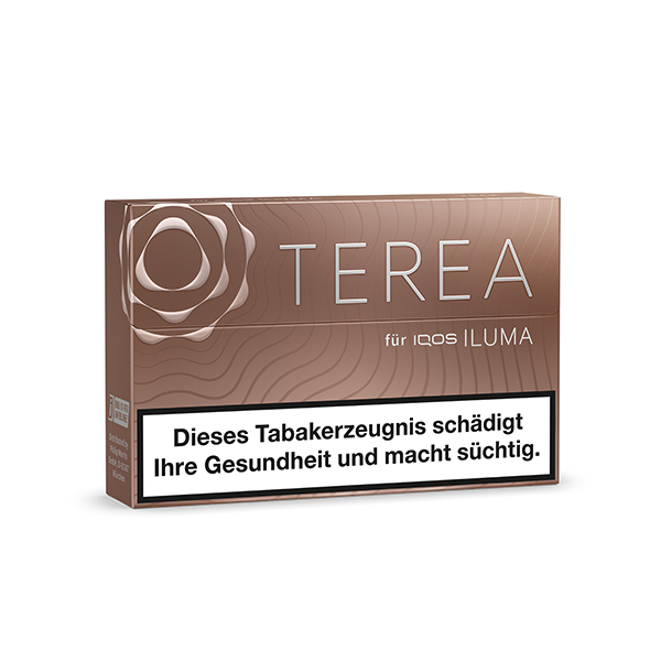 IQOS TEREA STICKS TEAK 20ER PACKUNG von der Seite