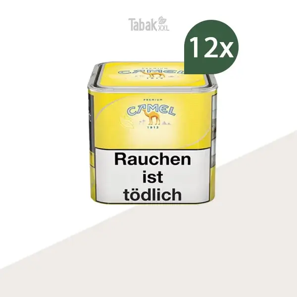 12x Camel Yellow Premium Zigarettentabak Dose