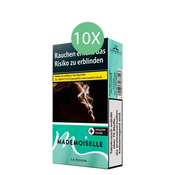 mademoiselle zigaretten superslim la fusion gruen stange mademoiselle zigaretten superslim la fusion gruen stange