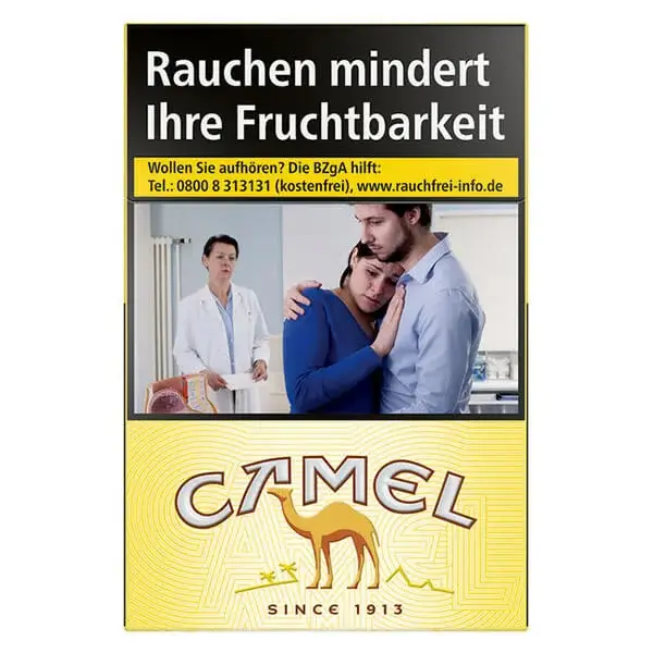 Die Camel Yellow Zigaretten in L.