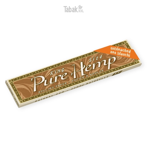 Pure Hemp Unbleached King Size 33 Blatt