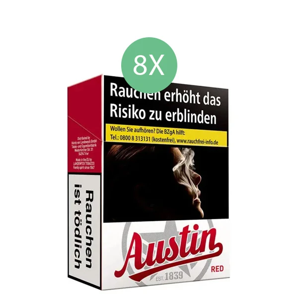 Austin Zigaretten Red XL Stange Austin Zigaretten Red XL Stange