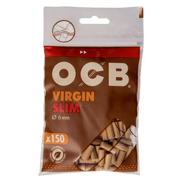 ocb-virgin-slim-filter-unbleached-150-x-6-mm-beutel-frontal