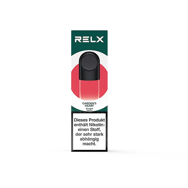RELX Pods Garden’s Heart 18 mg Front RELX Pods Garden’s Heart 18 mg Front