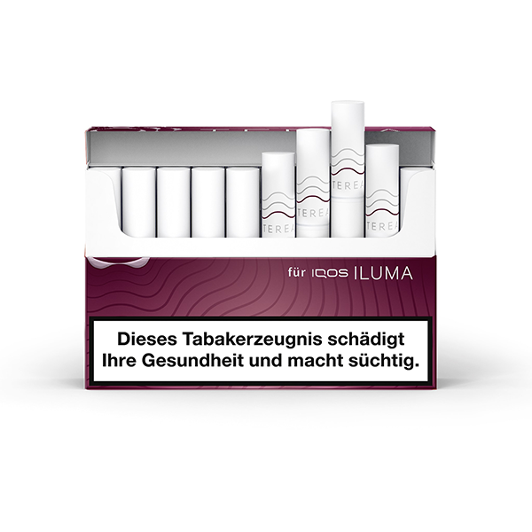 IQOS TEREA STICKS RUSSET 20ER PACKUNG offen