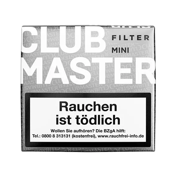 Clubmaster Zigarillos Mini Filter White M