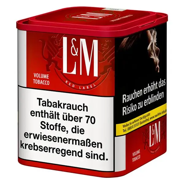 L&M Rot Volumentabak 40g Dose