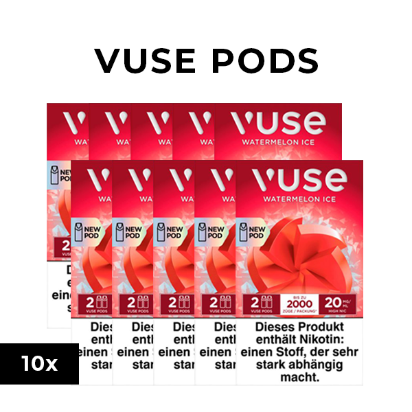 10x VUSE Pods Watermelon ice