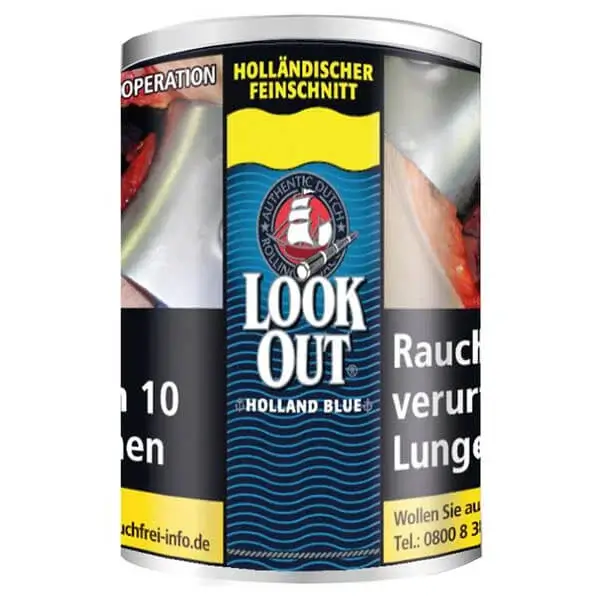 Look Out Feinschnitt-Tabak Holland Blue Dose Look Out Holland Blue Tabak 120g Dose
