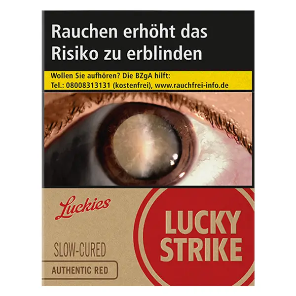 Die Lucky Strike Authentic Red in XXL.