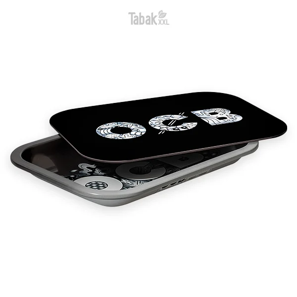 OCB Tray 19 x 14 cm mit Metalldeckel OCB Tray 19 x 14 cm mit Metalldeckel